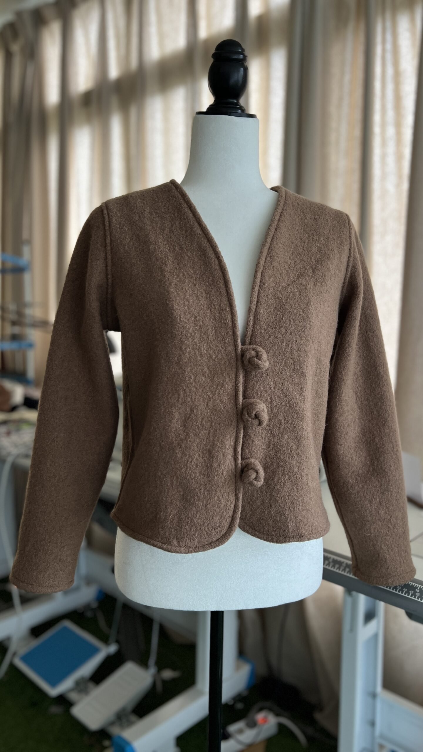 chaqueta camel virgin wool españa